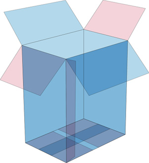 3d box image